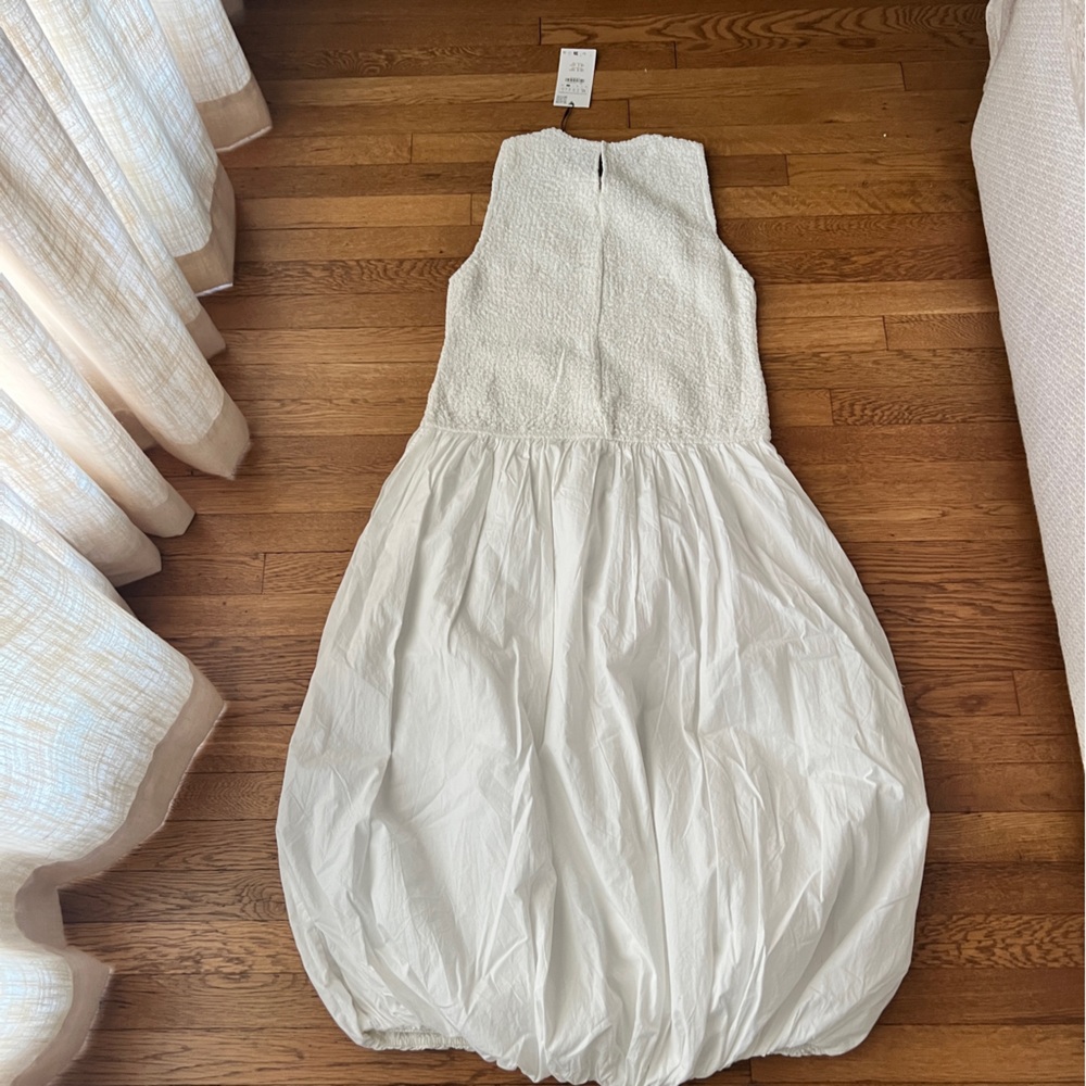 ZARA crepe bubble minimal dress - Picture 9 of 9